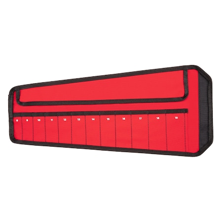 Tekton 12-Tool Angle Head Wrench Pouch (Red, 8 - 19 mm) OTP21201